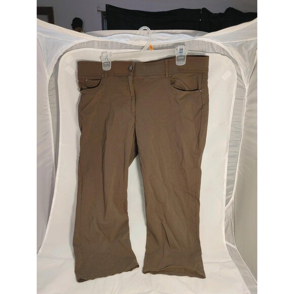 89th + Madison Capris Women’s 16 Brown - Picture 1 of 3